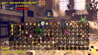 Lego Marvel Super Heroes: Level 1 Sand Central Station - FREE PLAY (All Minikits/Stan In Peril)- HTG