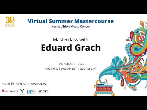 Masterclass with Eduard Grach (Violin)