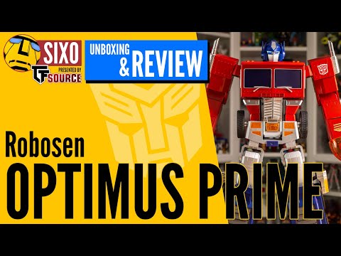 UNBOXING &amp; REVIEW: Transformers Robosen Flagship self-transforming Optimus Prime