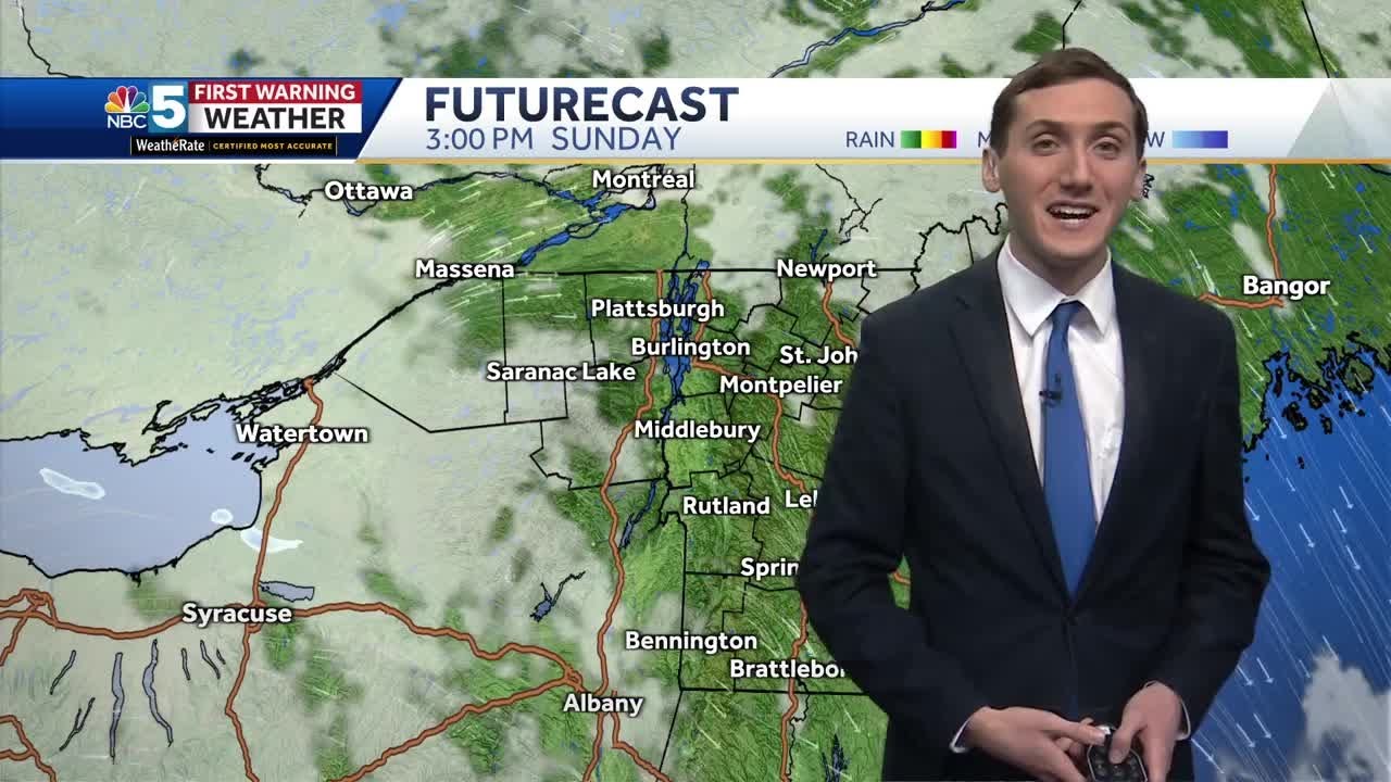 Video: Brighter Sunday, more snow showers next week (01-11-25)