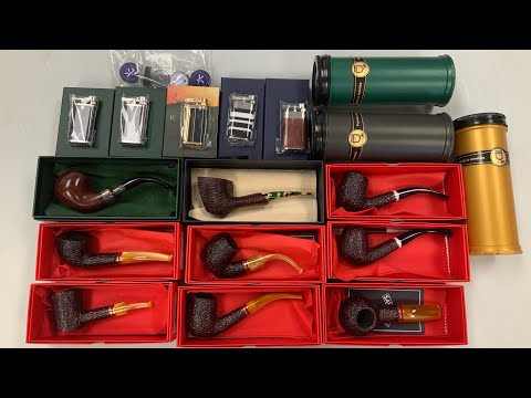 NEW Cigar Jars, Peterson Lighters, & Savinelli St. Nicholas Pipe Unboxing
