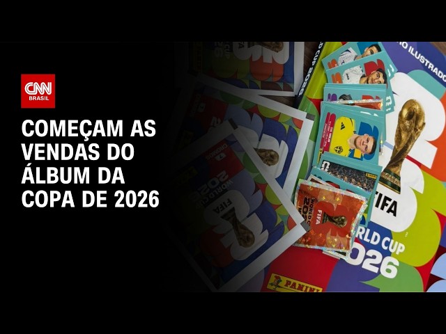Álbum de figurinhas da Copa do Mundo começam a ser vendidos nesta quinta-feira (30) | CNN NOVO DIA