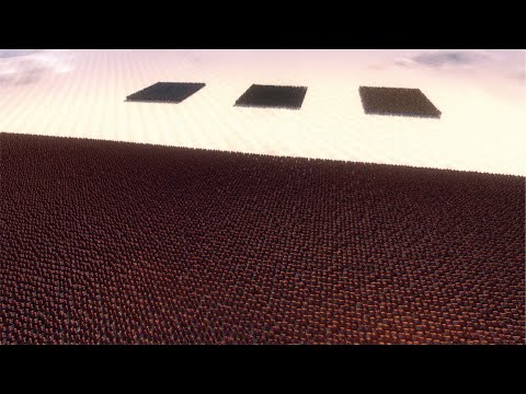 25,000 SPARTANS VS 1,333 JAPANESE SOLDIERS + 1,333 US SOLDIERS + 1,333 GERMAN SOLDIERS - UEBS MOD