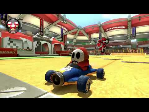 Mario Kart 8 Deluxe - Excitebike Arena [Staff Ghost - 150cc]