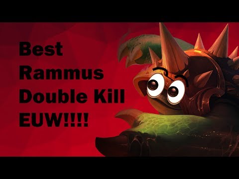 BEST RAMMUS DOUBLE KILL EUW!! - League of Legends