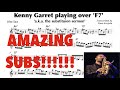 Kenny Garrett Playing Over a D7 Duo Vamp (Alto Key) - AMAZING Substitutions!