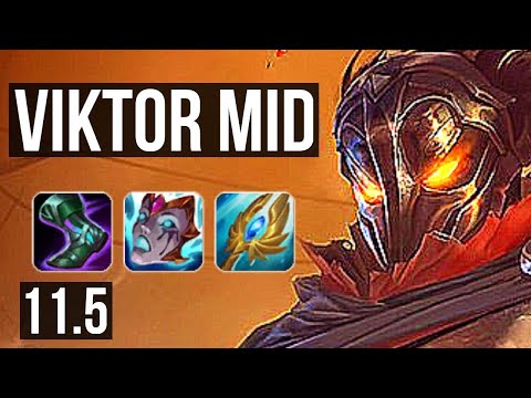 VIKTOR vs DIANA (MID) | Rank 2 Viktor, 4/1/5 | NA Challenger | v11.5