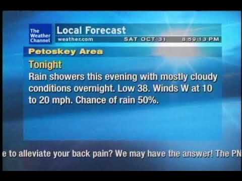 Petoskey Weatherstar XL- 10/31/09 20:58 EDT