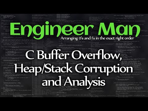 C Buffer Overflow, Heap/Stack Corruption and Analysis