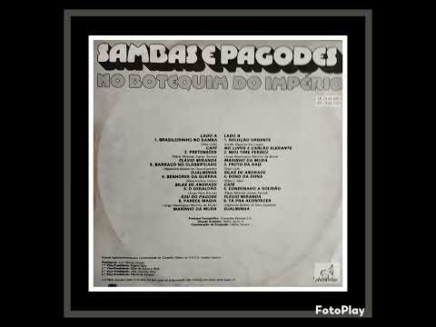 LP SAMBAS E PAGODES NO BOTEQUIM DO IMPÉRIO. 1984. TAMBÉM FAZ PARTE DA MINHA COLEÇÃO. RARIDADE
