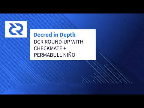 Decred in Depth Ep.28 - DCR Round Up with Checkmate & Permabull Niño (July 2020)