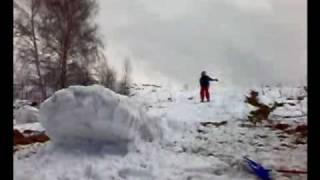 preview picture of video 'Amatorskie skoki narciarskie 2009 w Okocimiu'