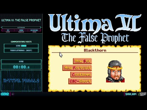 Ultima VI (PC) Glitchless - Awesome Games Done Quick 2021