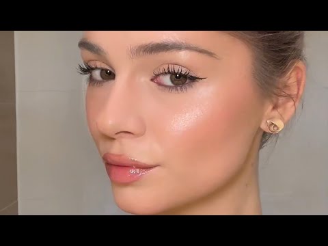 Glowy makeup look ASMR