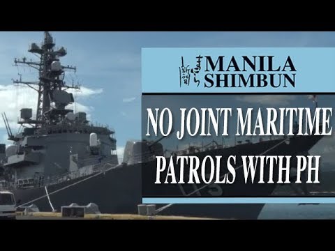 No joint maritime patrols with Ph for now:  MSDF admiral