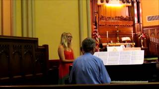 Soloist Gretchen at Zion Evangelical Indianapolis, IN