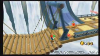 Super Mario Galaxy 2:  Hightail Falls Green Stars