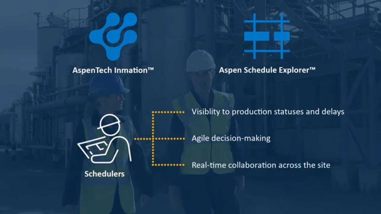 How to use AspenTech Inmation and Aspen Schedule Explorer for Scheduling and Execution Alignment