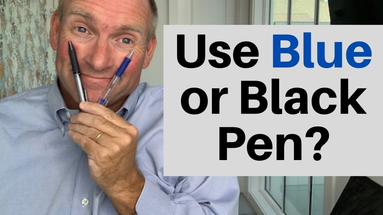 Sign Estate Docs In Blue Or Black Ink?