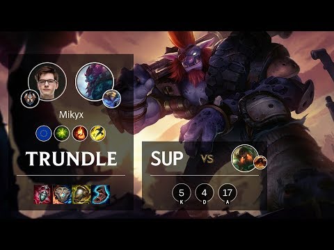 Trundle Support vs Nautilus - EUW Challenger Patch 10.4
