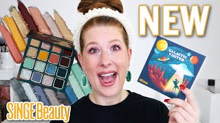 Singe Beauty launched a PALETTE! | 4 looks using the NEW 🛸 Galactic Visitor Palette 🛸