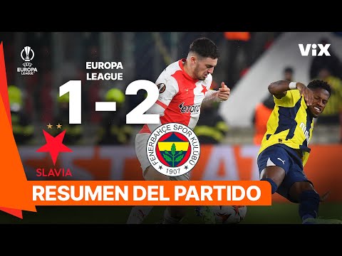 Slavia Prague 1-2 Fenerbahçe - Game Highlights | ViX
