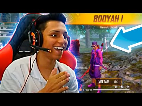 NOBRU ATIVOU O HACK NESSA PARTIDA DOS PRO PLAYERS!! - FREE FIRE