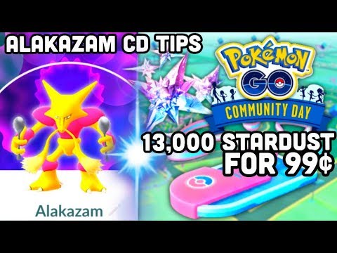 13,000 Stardust for 99¢ in Pokemon GO | Shiny Alakazam CD tips | New paid Event pass