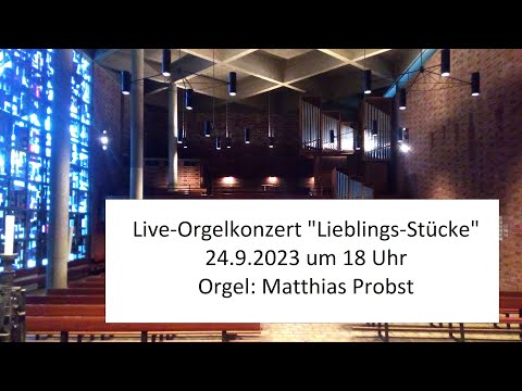 Orgelkonzert am 24. September 2023 um 18 Uhr