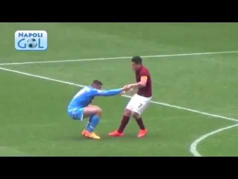 Napoli-Roma: Iturbe consola David Lopez a fine gara