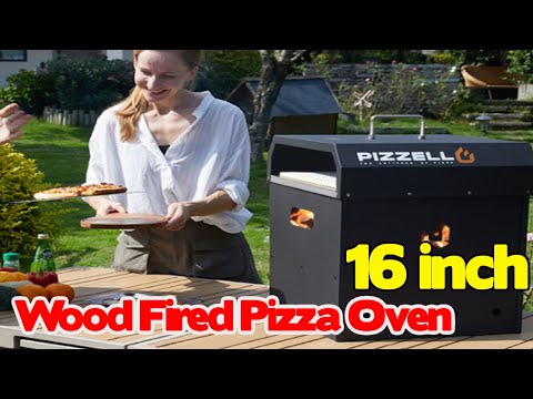 PIZZELLO Gusto Wood Fired Outdoor Pizza Oven 16 Inch 2 Layer
