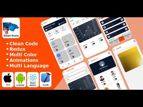 Smart Home - Home Security System React Native iOS/Android App