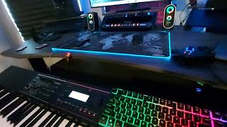 Video thumbnail for Eleazar Music Recording Studio Desk (My home studio setup) by Regulated Freight Lines