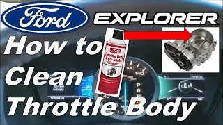 Ford Explorer Rough Idle/Idling - How To Clean Throttle Body