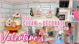 2023 CLEAN + DECORATE WITH ME VALENTINE'S | SIMPLE AND SWEET VALENTINE'S DECOR IDEAS 2023