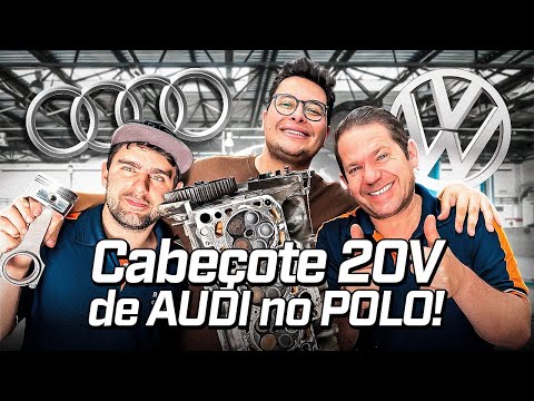 Volkswagen POLINDO -  EXPLODIU TUDO?💣 Quebrou indo pra RETIFICA😥 CABEÇOTE 20v DE AUDI!! (Lasanharia)