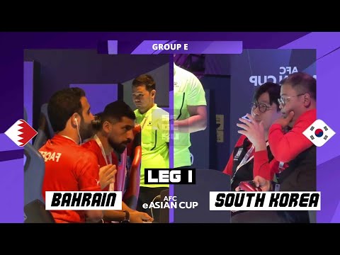 FULL MATCH LEG 1 : BAHRAIN VS SOUTH KOREA | GROUP E | AFC eASIAN CUP 2023 #eAsianCup