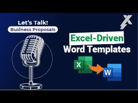 Automate Word Documents with Excel | No Code Proposal Generation Demo