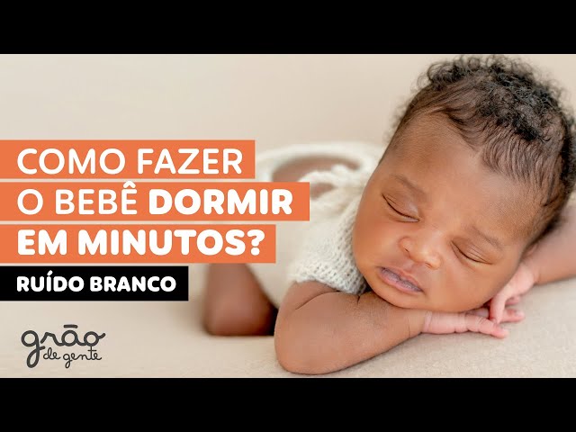 RUÍDO BRANCO PARA O BEBÊ DORMIR A NOITE TODA! TELA PRETA