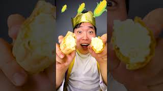 SMALL MEDIUM BIG Emoji FOOD CHALLENGE | 🌽Corn Jelly, Ice Cream, Big Food Mukbang ASMR #shorts