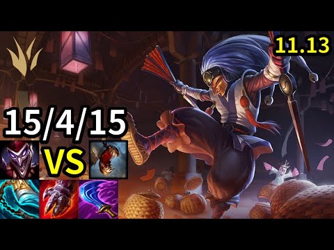 Shaco Jungle vs Fiddlesticks - KR Grandmaster | Patch 11.13