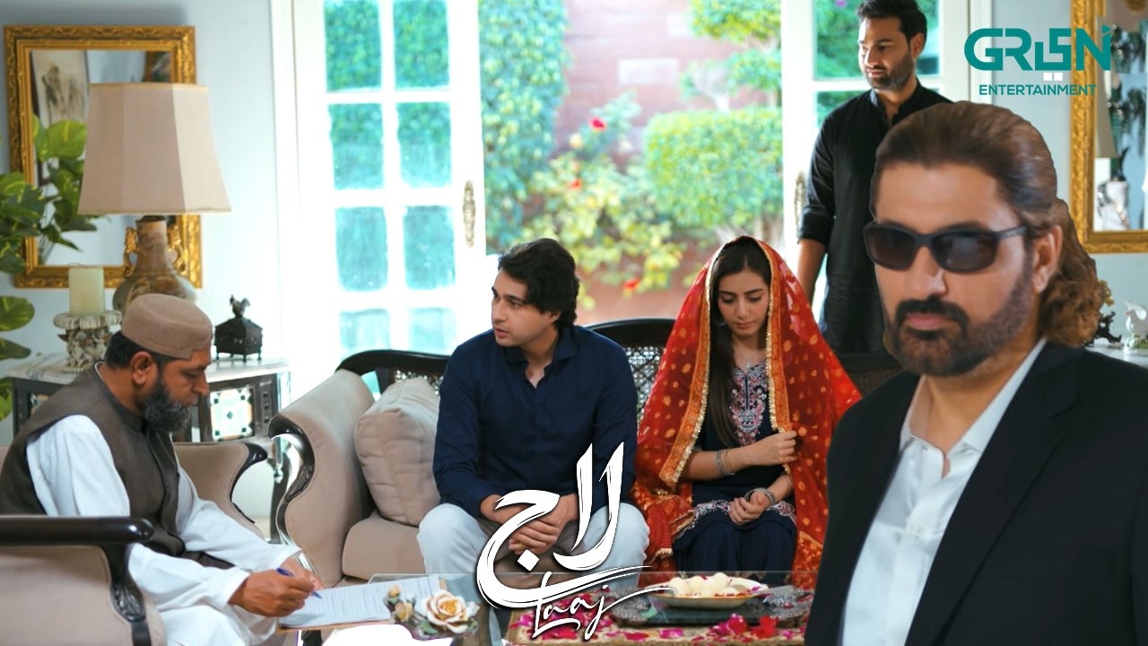 Tania Aur Umair Ke Nikah Main Shahnawaz ki Entry | Aiza Awan - Syed Jibran - Sachal Afzal | Laaj