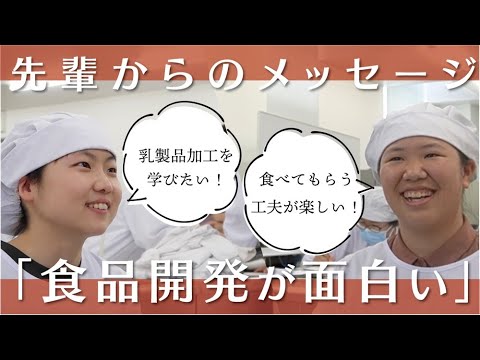 【高校生へ】食品開発が面白い！南九大のこの実習がおすすめ！【授業風景＆メッセージ】