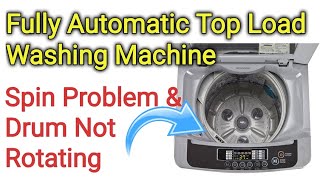 Spin Not Working — Drum Not Rotating on 6.2kg LG Top Load Fully Automatic Washing Machine Turbo Drum