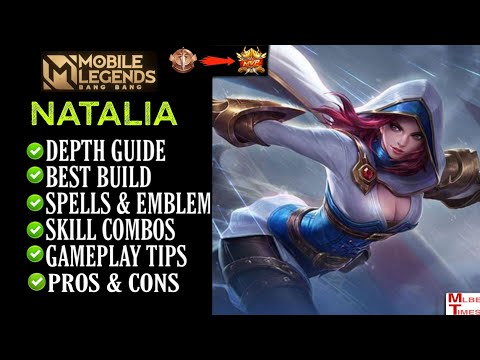 Natalia Best Guide Mobile Legends 2022 | natalia Best Build | natalia Tutorial | natalia tips&Tricks