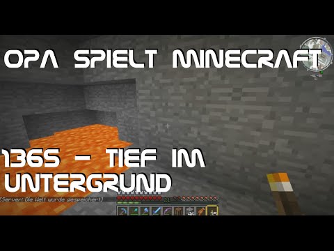 Opa spielt Minecraft 1365 - Tief im Untergrund