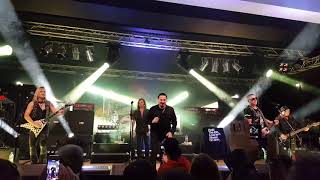 142. Bonfire and Friends - Bobby Kimball - Hold the line Staundenlandhalle Fischach 2018