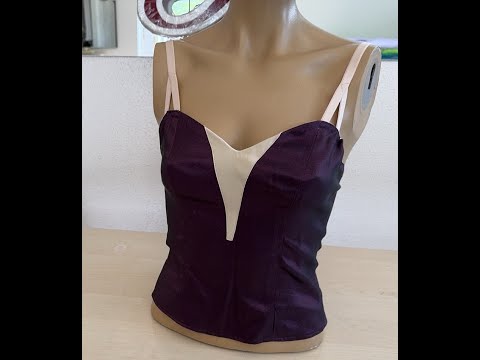 Basic bodice for the ballet tutu without decor T 0009E - video 3