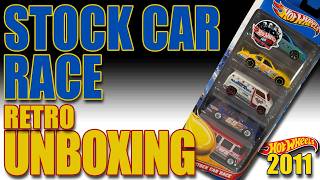 Throwback Fun: Hot Wheels 2011 Stock Car Race Set Unboxing!