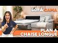 Miniatura Sofá Cama Chaiselongue Plan A